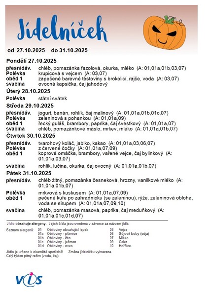 PLOVÁRNA 27.10.-31.10. 1
